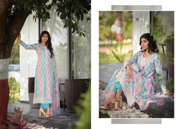 Kilory Sharon Lawn Cotton Designer Salwar Suit Collection